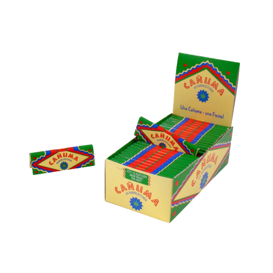 Canuma Hanf Blättchen 70x44mm chlorfrei