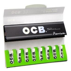OCB Premium Long Slim Papers mit OCB Activ Tips Slim