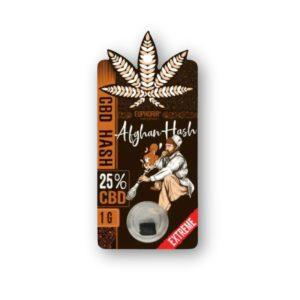 CBD Hash Afghan 25% dunkelbrau