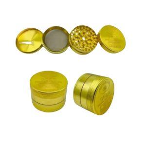 Gold Metall-Grinder, 4-teilig, 40 mm