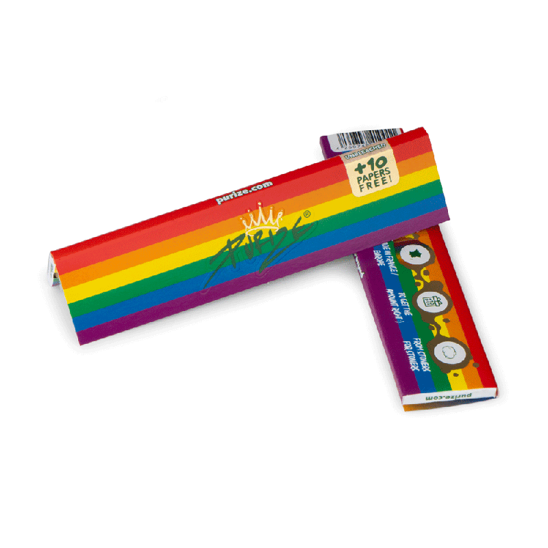 PURIZE® King Size Slim Papers Rainbow