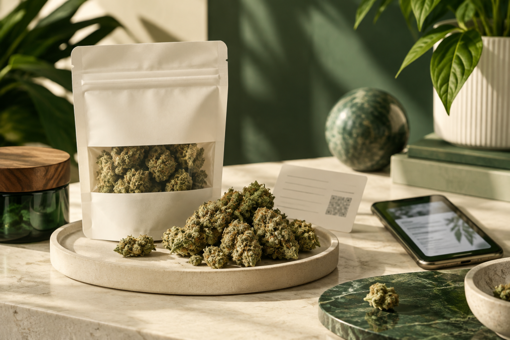 Blüten, Charge und digitales Analysezertifikat