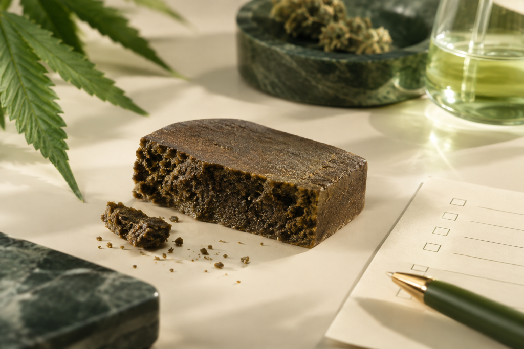 Konsistenz und Dokumentation bei CBD Hash