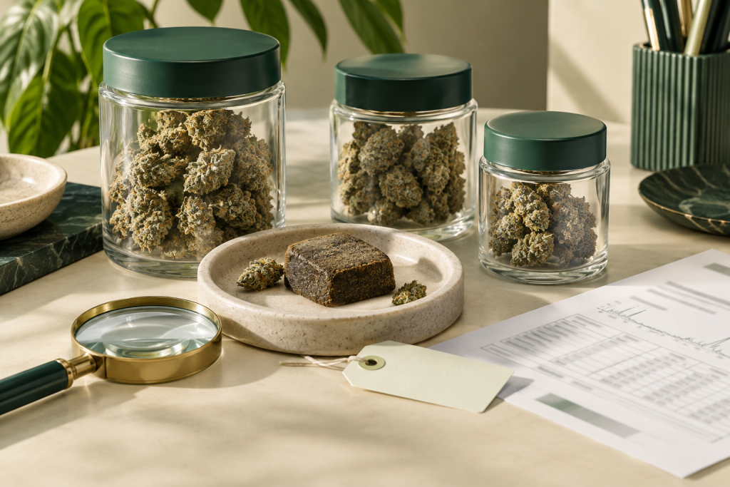 Chargenbezug und COA bei CBD Blüten und CBD Hash prüfen