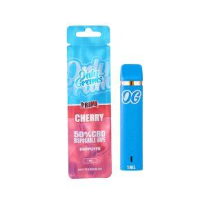 Cherry CBD Vape Kartusche mit 50% CBD vo