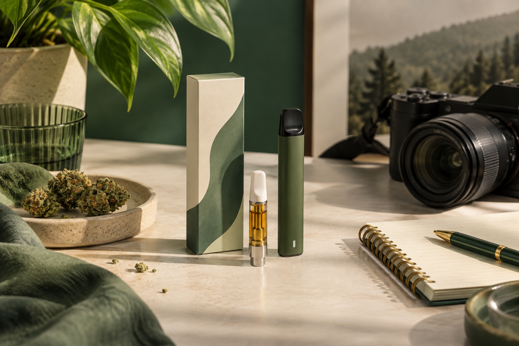 Getrennt dokumentierte CBD-Vape-Einheit bei einer Auffälligkeit