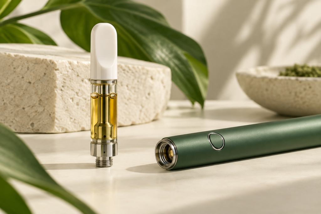 CBD-CBN Kartusche und Vape Pen mit technischer Schnittstelle