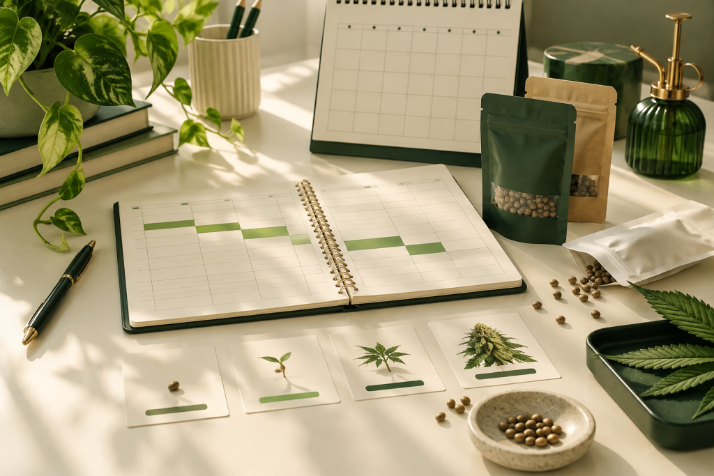 Zeitplanung und getrennte Zeitangaben bei Fast Flowering Samen