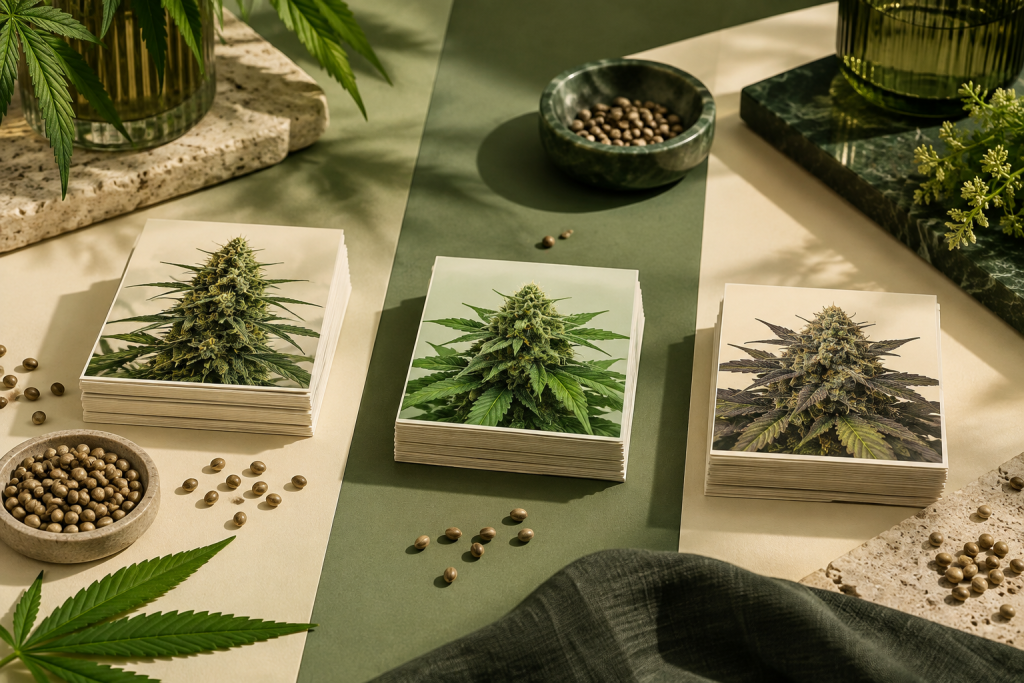 Getrennte Vergleichsgruppen für photoperiodische, Autoflower- und Fast-Flowering-Samen