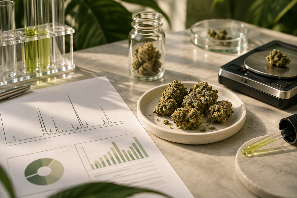 Laboranalyse und Chargenbezug bei Terpenangaben